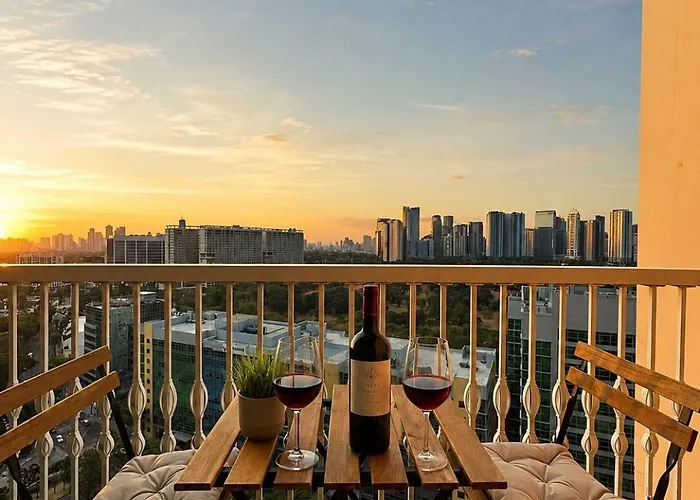 Chic & Cozy With Balcony By Venice Canal Bgc Apartamento